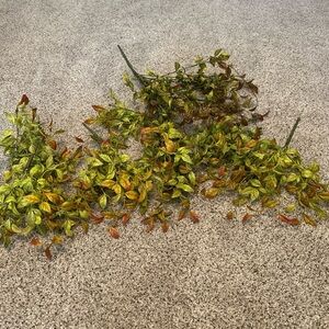 Beautiful Artificial Fall Greenery, Lot of 8, 15”-23” length